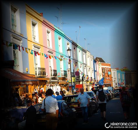 Notting Hill Y El Portobello Road Market De Londres