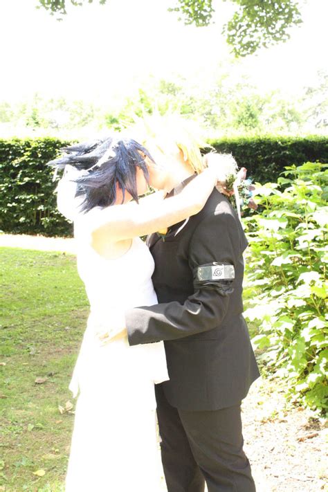 NaruSasu Wedding Kiss by UberHyperProductions on DeviantArt