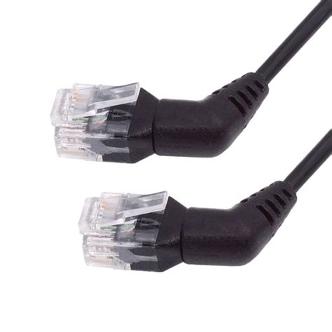 Xiwai 1 0M CAT6 UTP Male To Male 360 Degree Angled Rotating Cable RJ45