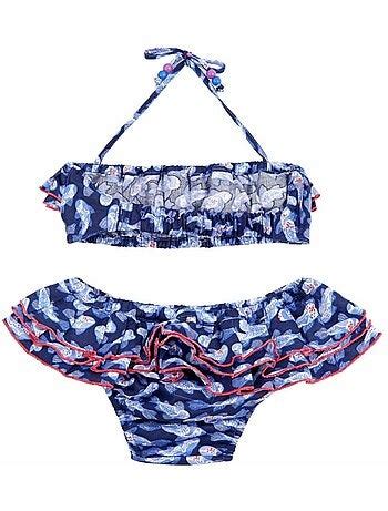 Maillot de bain pièces fille bikini pour fille pas cher Kiabi