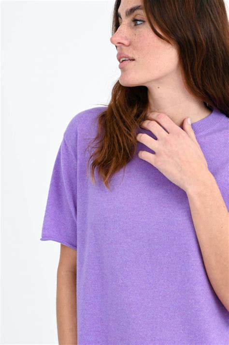 Lisa Yang Cashmere Shirt Cila In Lavender Gruener At