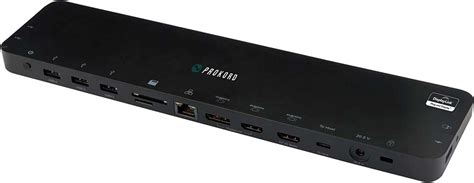 Prokord Usb C Dock Black Displaylink 80w Usb 3 2 Gen 1 3 1 Gen 1 Type C Pd Dock01 Dustin Dk