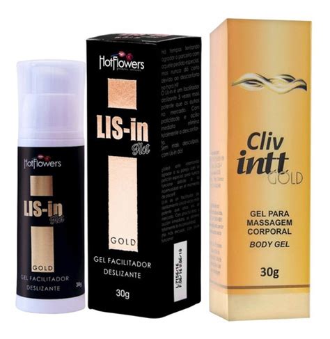 Gel Lubrificante Anal Anestesico Cliv E Lis In Gold 30g Parcelamento