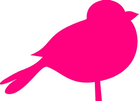 Pink Bird Clip Art At Vector Clip Art Online Royalty Free And Public Domain