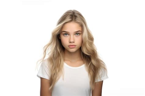 Latina Teen Girl Portrait Adult Photo Premium AI Generated Image