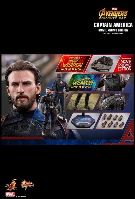 Avengers Infinity War Captain America Movie Promo Edition Hot Toys