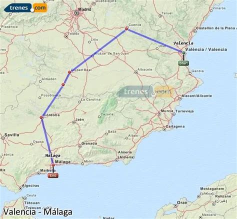 Tren Málaga Valencia Ave Comodidad Y Rapidez En Tu Viaje IFE