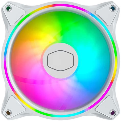 Вентилятор коробки cooler master mf140 halo argb 14см rgb 5v/3pin ...