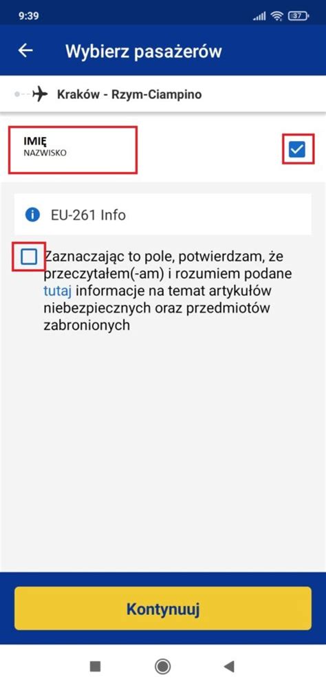 Odprawa On Line W Aplikacji Ryanair Instrukcja Krok Po Kroku