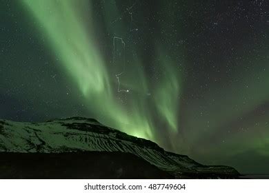 Fireflies Northern Lights Grundarfjordur Iceland Stock Photo 487749604 | Shutterstock