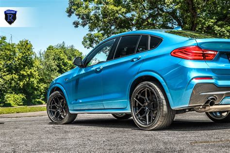 Stylish Thing Custom Painted Blue Bmw X4 On Rohana Wheels —