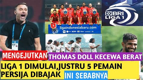 Berita Persija Mengejutkan Thomas Doll Mar H Pemainnya Dibajak