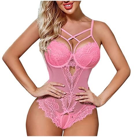 Odeerbi Women S Lingerie Set Valentine S Day Exquisite Lace Lingerie Intimates Sleepwear
