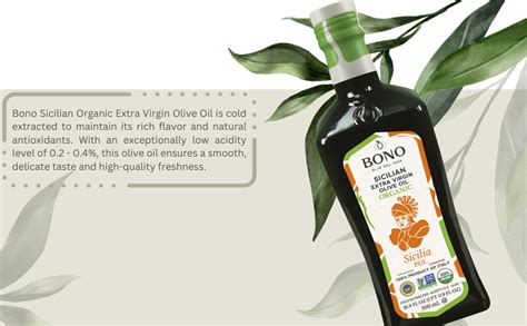 Amazon Bono Sicilian Extra Virgin Olive Oil Organic Sicilia