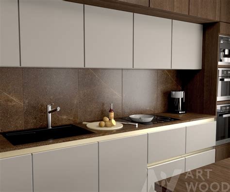 Кухня Константине с Крашеными и Пластиковыми фасадами - Кухни ArtWood в ...