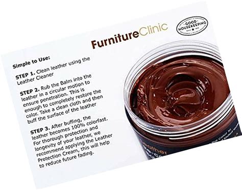 Furniture Clinic Leather Recoloring Balm Leather Color Restorer For