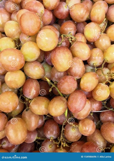 Muitas Uvas Deliciosas No Mercado Fundo Da Fruta Org Nico E Saud Vel