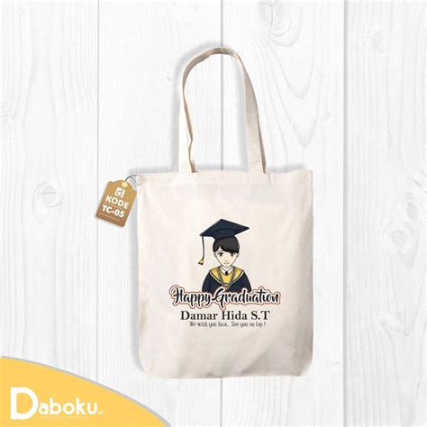 Jual Daboku Totebag Kado Buket Wisuda Kado Ulang Tahun Hadiah Souvenir