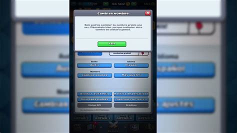 Como Cambiar Nombre Clash Royale Youtube
