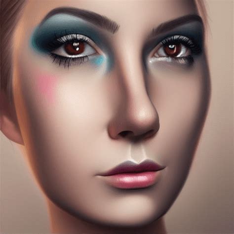 Beau Portrait De Maquillage Creative Fabrica