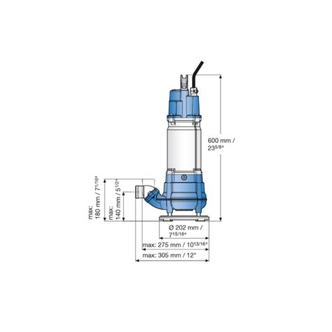 Abs Js 12 104 Submersible Sludge Pump Without Floatswitch 415v