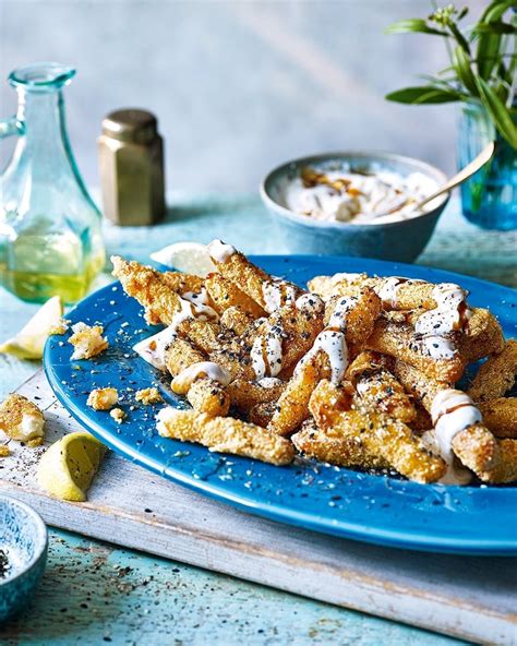 Halloumi Fries With Honey And Sesame Recipe Delicious Magazine