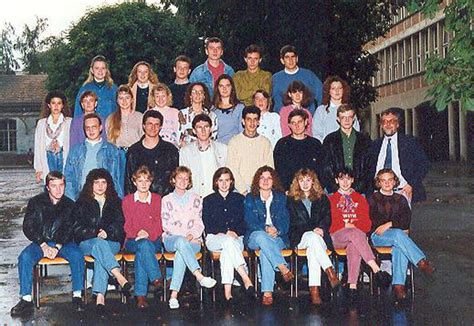 Photo de classe BTS comptabilité gestion 2ème année de 1993 Lycée Paul