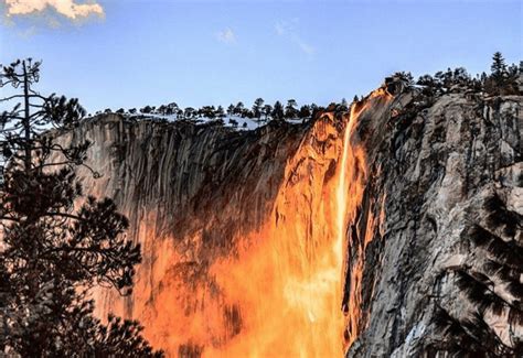 Yosemite's Rare Firefall is the Most Beautiful Waterfall You'll See