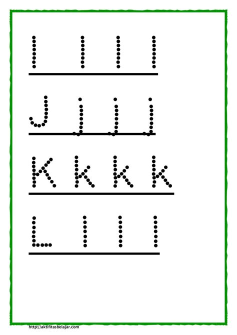 Belajar Menulis Huruf Dengan Titik Titik Pdf Naik Kelas Images