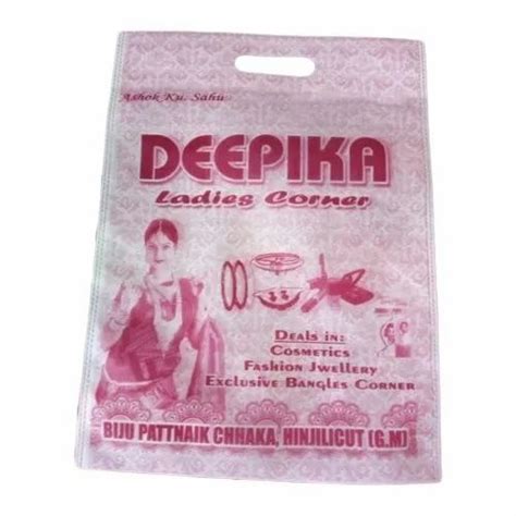 Printed White Biodegradable D Cut Non Woven Bag Capacity 2kg At Rs 4