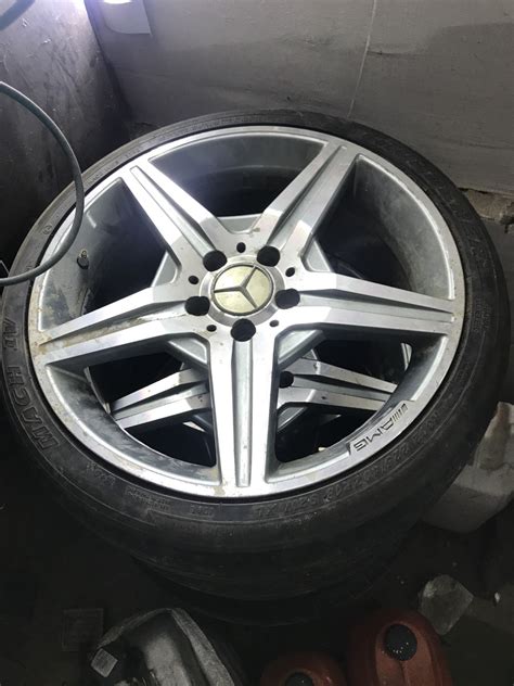 Диски реплика AMG r18 — Mercedes-Benz C-Class (W203), 1,8 л, 2005 года ...