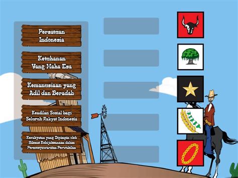 Kuis Ppkn Sila Dan Simbol Pancasila Match Up