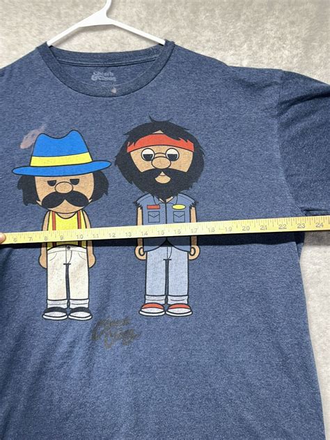 Cheech and Chong Cartoon Characters 2014 Blue Vintage… - Gem