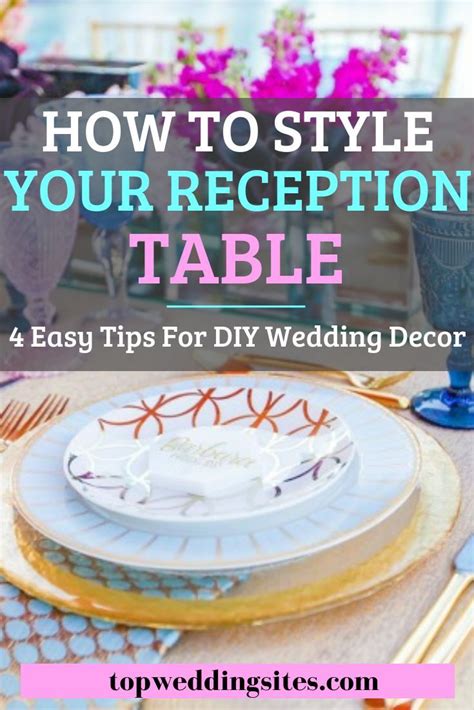 How To Style Your Reception Tables DIY Weddings TopWeddingSites