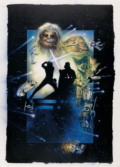 Return Of The Jedi Special Edition Poster Key Art Painting By Drew