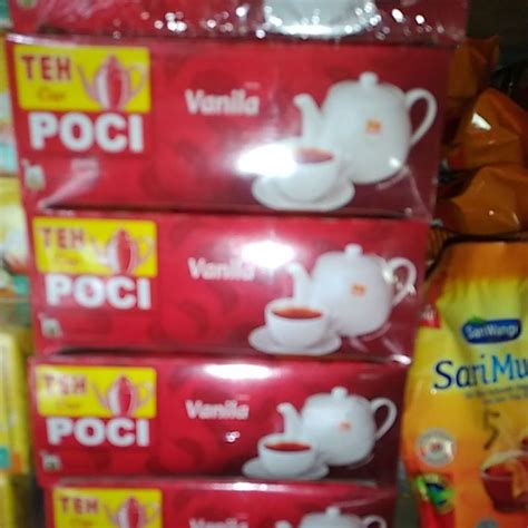 Jual Teh Poci Vanila Teh Celup Tea Bag 25 Pcs Teh Vanila Hitam Melati