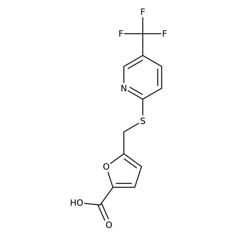 Trifluoromethyl Pyridyl Thio Methyl Furoic Acid