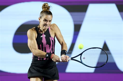 WTA Finals 8 Players Confirmed As Maria Sakkari Claims Last Spot At Event