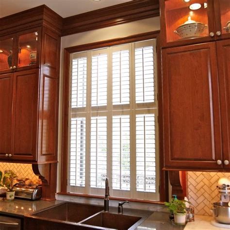 Plantation shutters in kitchen of Georgia Governor's Mansion ...