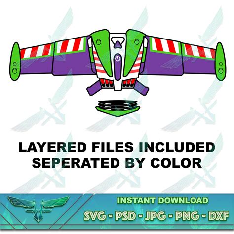 Buzz Lightyear Wings SVG