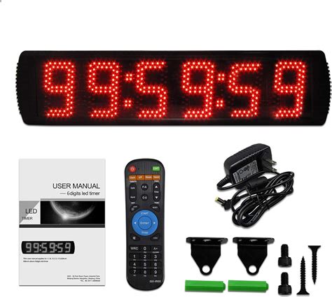 Ganxin Inch Digit Led Race Timing Clock Running India Ubuy