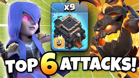 Top 6 Best Th9 Attack Strategies For 2021 Clash Of Clans Youtube