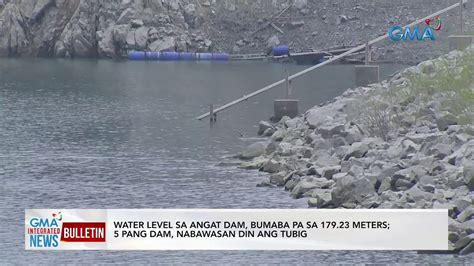 Water Level Sa Angat Dam Bumaba Pa Sa Meters Gma Integrated