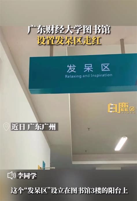 广东一大学图书馆设发呆区走红 资讯 四川教育在线 四川教育新闻门户网站