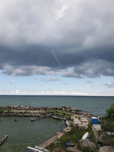 Really Enjoying The Waterspout Show Here In Avon Lake Rcleveland