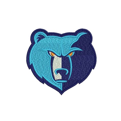 Memphis Grizzlies logo machine embroidery design – SVG Shop