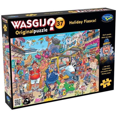 Holdson Puzzle Wasgij Original 37 1000pc Holiday Fiasco Holdson