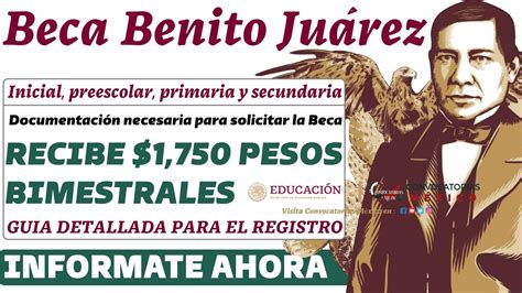 ≫ 🥳 Guia De Registro 👉 Para Las Becas Benito Juárez Requisitos Pasos