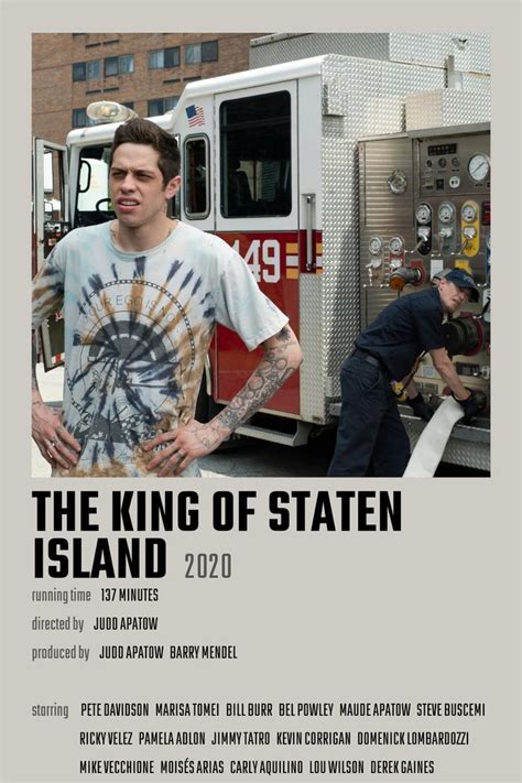 The King Of Staten Island Movie Poster Carly Aquilino Kevin Corrigan