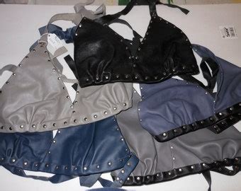 Black Leather Bikini Etsy